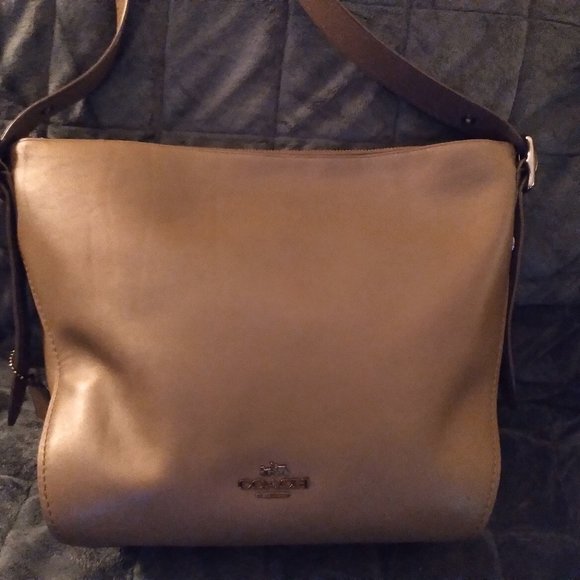 Medium Coach Leather Dufflette - Picture 2 of 2